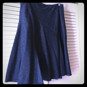 Ann Taylor Size 6 Denim Swing Skirt   Worn twice